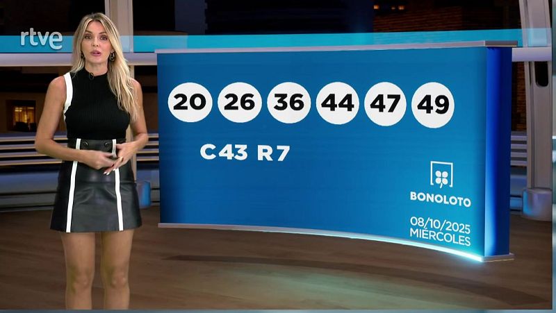 Sorteo de la BonoLoto del mircoles 8 de octubre