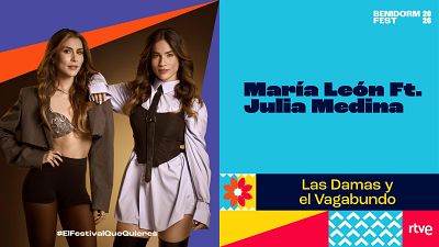 Mar�a Le�n ft. Julia Medina cantan "Las Damas y el Vagabundo" en el Benidorm Fest 2026