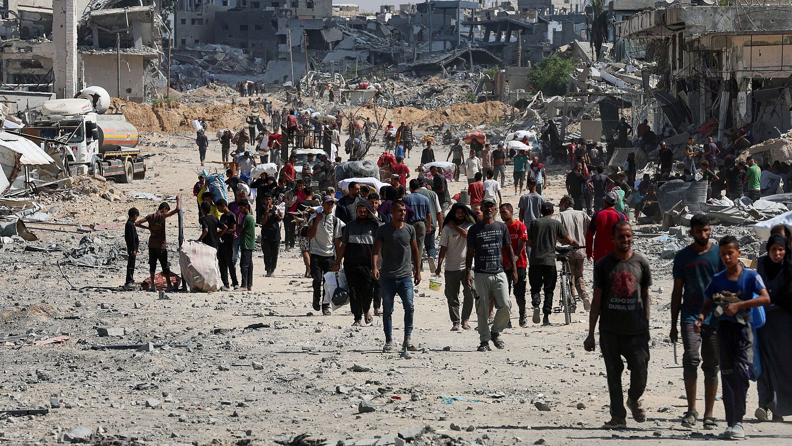 Israel se retira a la zona fijada en el plan mientras exige que Hamás se desarme | Ver