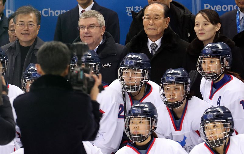 El debut del equipo unificado de Corea de hockey, un hito del olimpismo