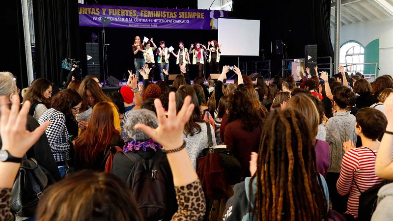 El movimiento feminista dice que la huelga del 8M "desbordará" el concepto de paro