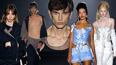 Carlota Barrera combina lencera y sastrera mientras Dominnico viste a Maria Antonieta con ropa motera