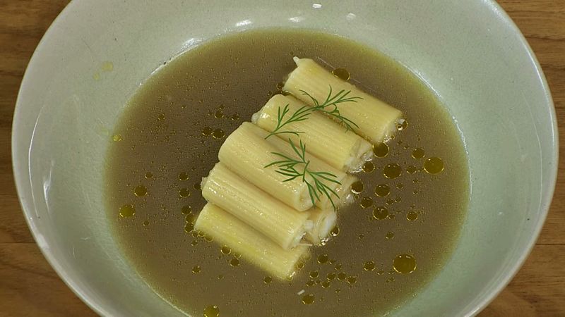 Torres en la cocina - Macarrones con porrusalda