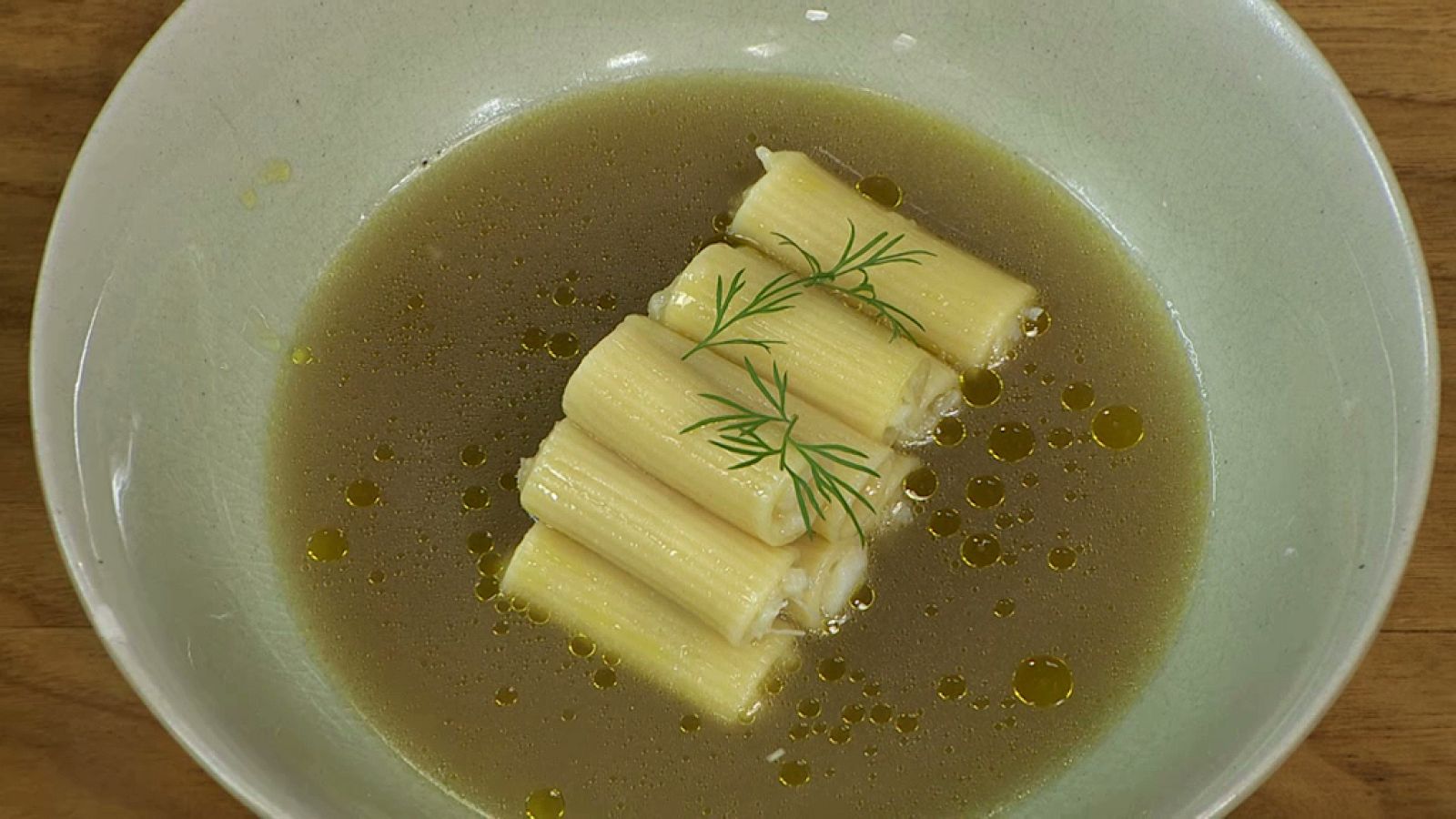 Torres en la cocina - Macarrones con porrusalda