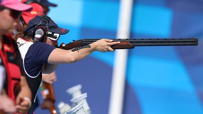 Mar Moln�, campeona del mundo en foso ol�mpico en Atenas