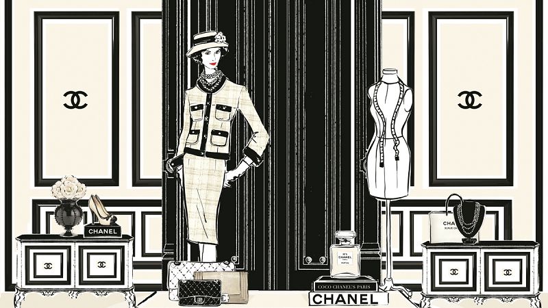 Coco Chanel, la elegancia ilustrada