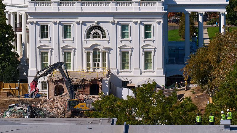 La reforma de la Casa Blanca, ¿una metáfora de la presidencia Trump?