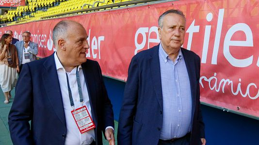 Javier Tebas y Fernando Roig, presidentes del Villarreal y LaLiga