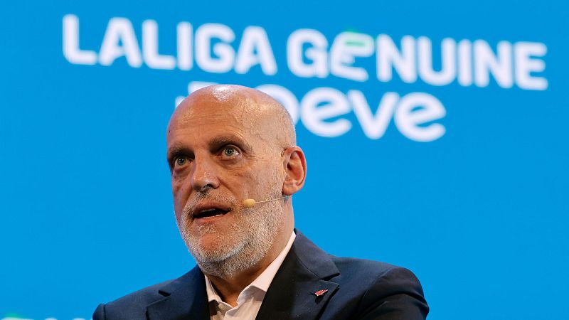 Tebas se lamenta por la cancelación del Villarreal - Barça en Miami: "Había muchas zancadillas"