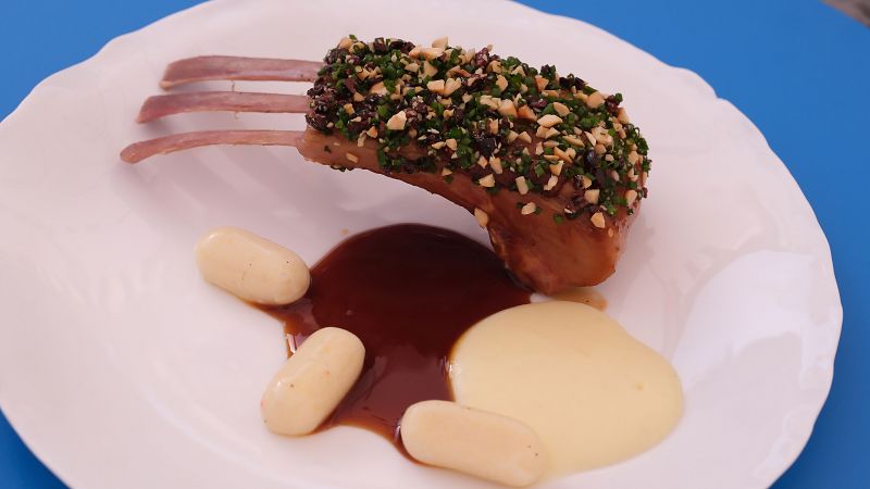 Receta de carr de cordero lechal con torrefactos de MasterChef Celebrity 10