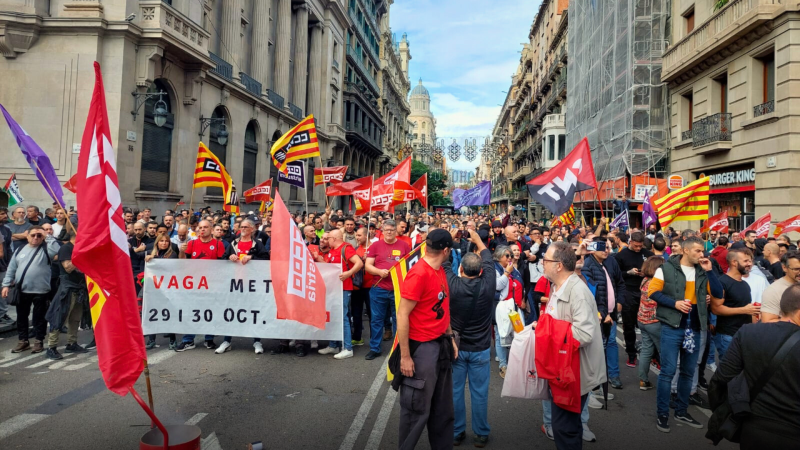 Vaga del metall a Barcelona: treballadors tallen accessos per exigir un nou conveni