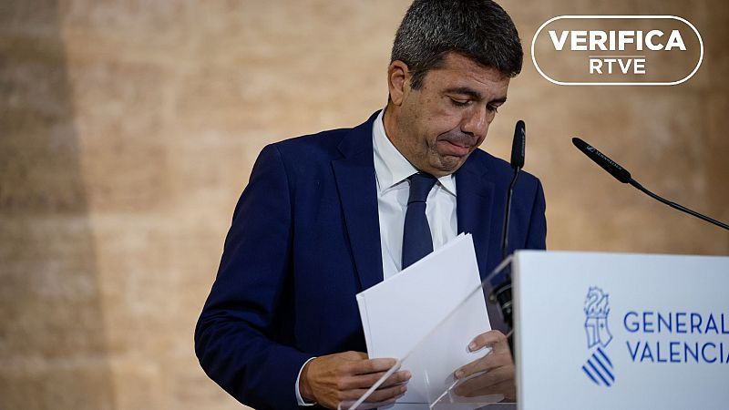 Verificamos el discurso de Mazn: lo que la Generalitat s saba del riesgo en el barranco del Poyo