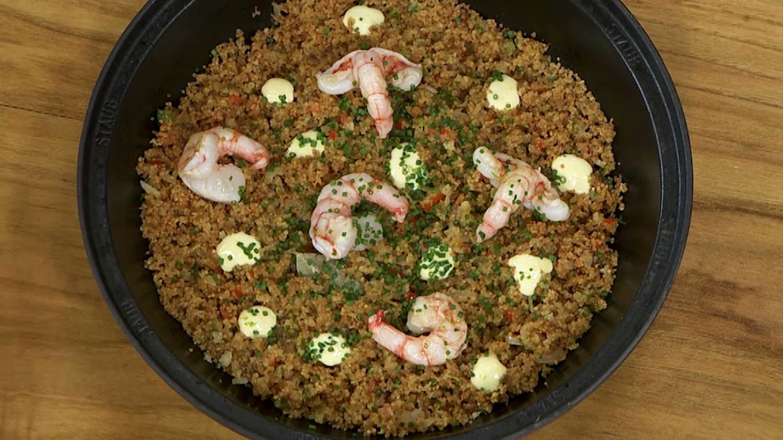 Torres en la cocina - Cuscús de gambas (cusdeuá)