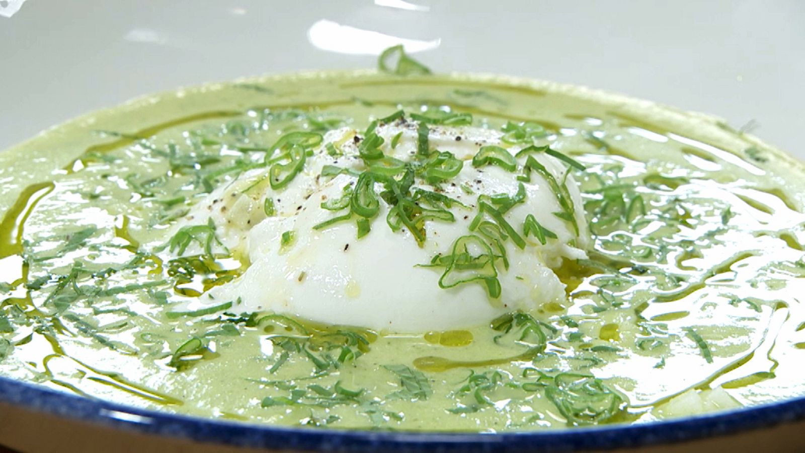 Torres en la cocina - Crema de calabacín y manzana