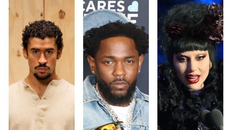 El rapero Kendrick Lamar arrasa en las nominaciones a los Grammy que premian el pop de Lady Gaga y la salsa de Bad Bunny