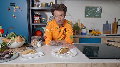 Fusi entre el Marroc i Grcia: la recepta de moniato farcit de cigrons del Chef Bosquet