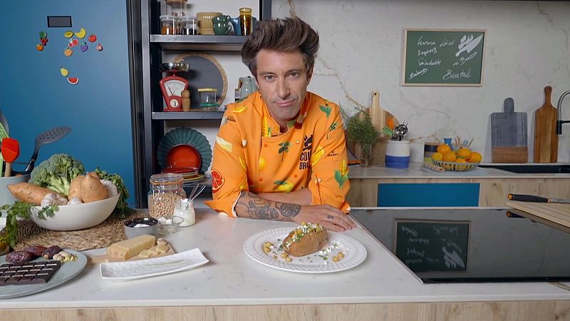 Fusi entre el Marroc i Grcia: la recepta de moniato farcit de cigrons del Chef Bosquet