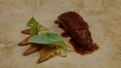 Receta de pitu guisado con crestas y escabeche de MasterChef Celebrity 10