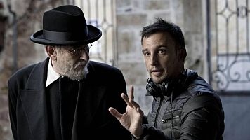 Momento de rodaje de 'Mientras dure la guerra'