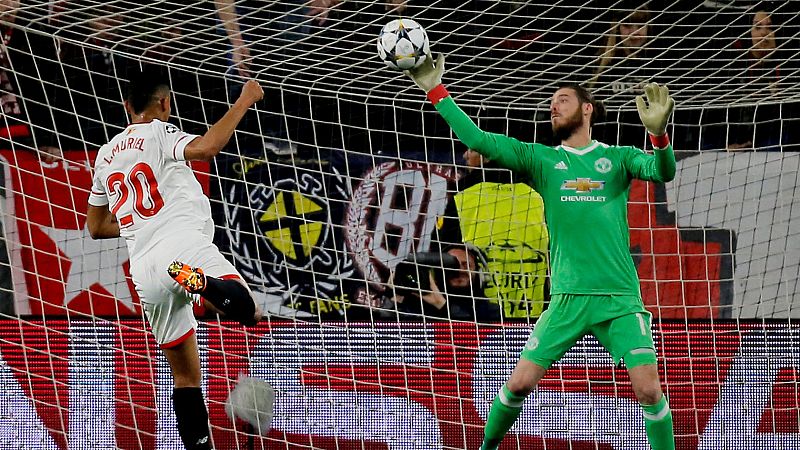 De Gea evita la victoria del Sevilla ante el United