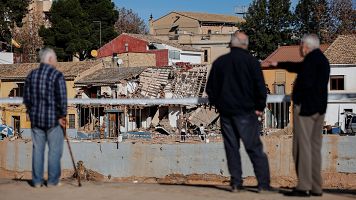 Algunas de las casas ms afectadas por la riada en Picanya, el pasado diciembre