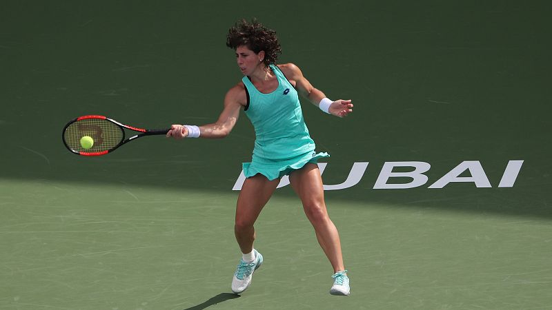 Carla Suárez cae ante la checa Pliskova en Dubai