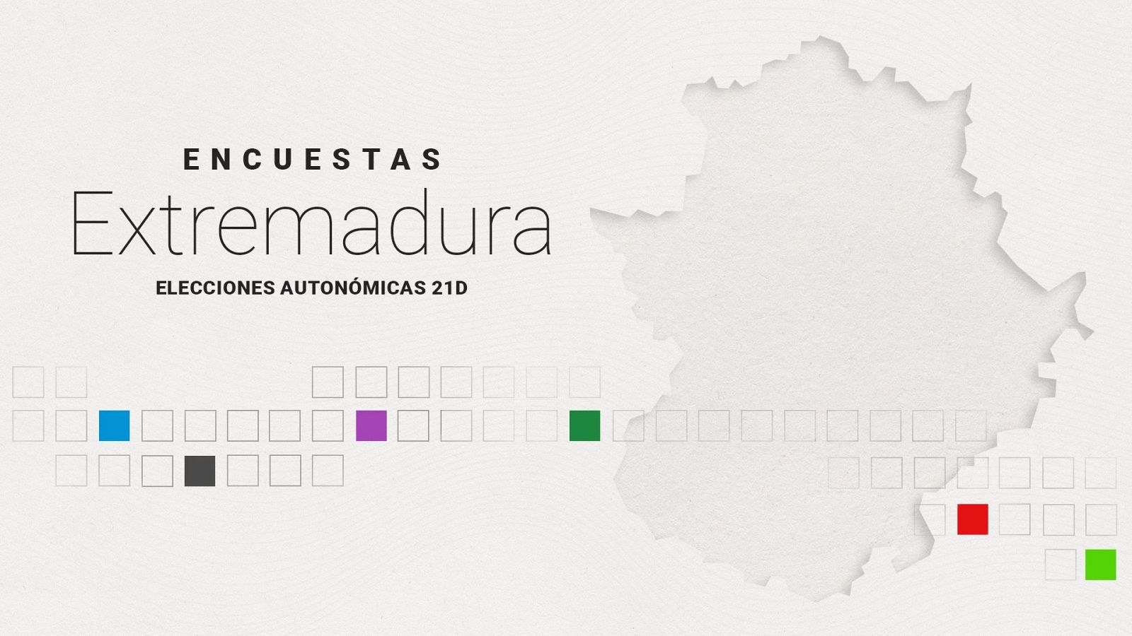 As van las encuestas para las elecciones en Extremadura