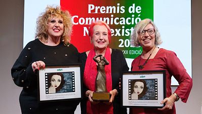 Carolina Pecharromán y Sílvia Tarragona, galardonadas en los Premios de Comunicación No Sexista 2025