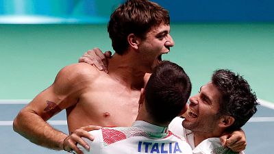 Italia se mete en la final de la Copa Davis por tercer a�o consecutivo con una �pica victoria de Cobolli