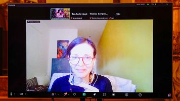 Nevenka Fernndez interviene en el Congreso de los Diputados.