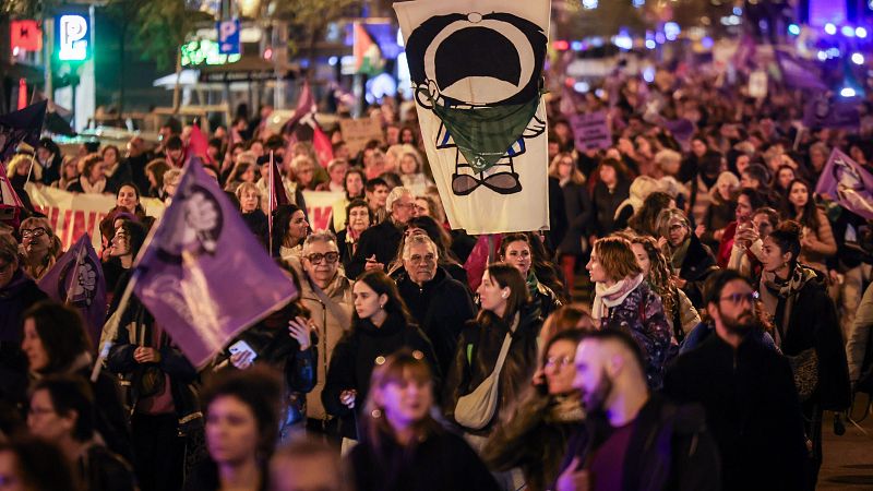 Manifestaci 25N: Barcelona clama a "teixir resistncies" contra les violncies masclistes
