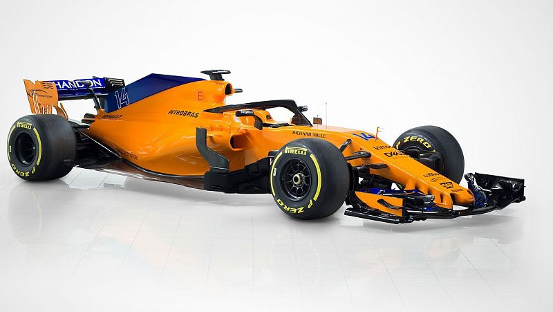 McLaren desveló el MCL33, el nuevo monoplaza "naranja y azul" de Alonso