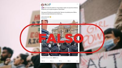 No son musulmanes "a la caza" de cristianos en Reino Unido, es falso