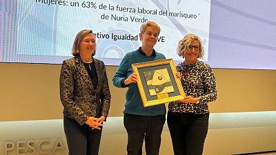 Nuria Verde es premio Amador Surez del Sector Pesquero por visibilizar a las mujeres en la pesca