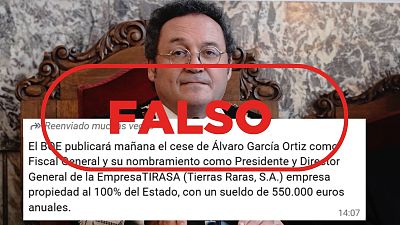 El BOE no publica que lvaro Garca Ortiz dirigir TIRASA: esta empresa no existe