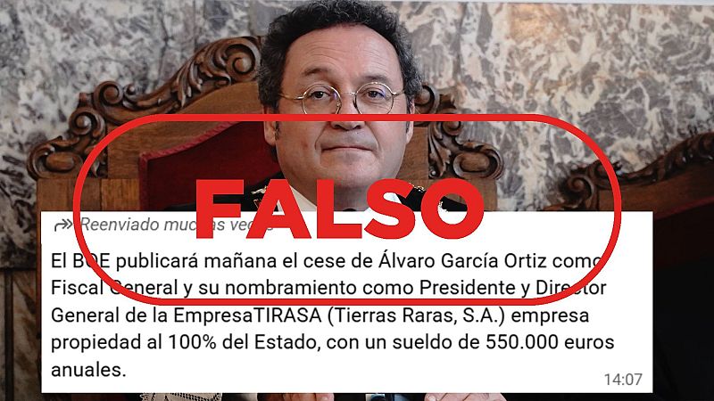 El BOE no publica que lvaro Garca Ortiz dirigir TIRASA: esta empresa no existe