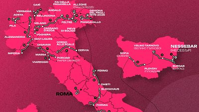 El Giro de Italia 2026 comenzar� en Bulgaria y finalizar� en Roma tras siete finales en alto