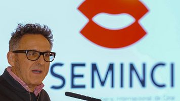 Jos Luis Cienfuegos, ha presentado la nueva edicin de la Semana Internacional de Cine de Valladolid (EFE/Nacho Gallego)