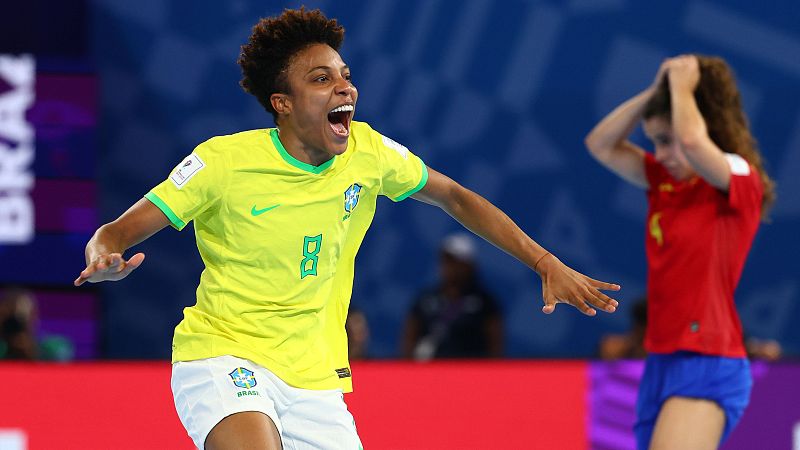 España no puede con la intensidad de Brasil y se queda sin final mundialista