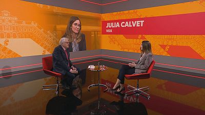 Jlia Calvet, de Vox, a 'Aqu parlem'