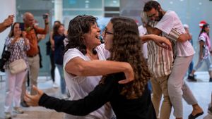 Llegada del segundo grupo de activistas espaoles de la flotilla a Gaza que fueron detenidos por Israel