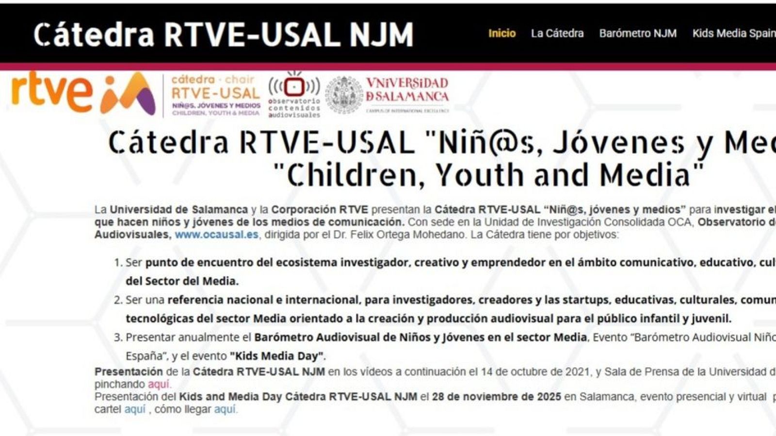 Cinco claves sobre autolesiones en adolescentes y j�venes: Jornada sobre ni�@s, j�venes y medios de la C�tedra RTVE-USAL