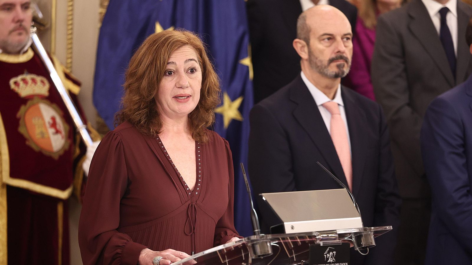 Armengol reivindica el legado europeo y el espíritu de consenso en su discurso por el Día de la Constitución