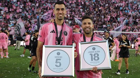 Sergio Busquets y Jordi Alba se retiran en el Inter de Miami tras ganar la MLS.