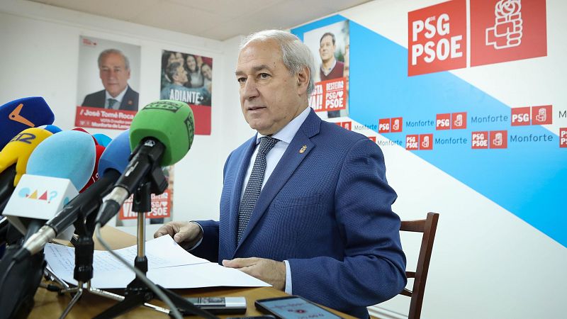 El socialista Tom� denunciado por acoso sexual dimite como presidente de la Diputaci�n de Lugo pero no entrega el acta