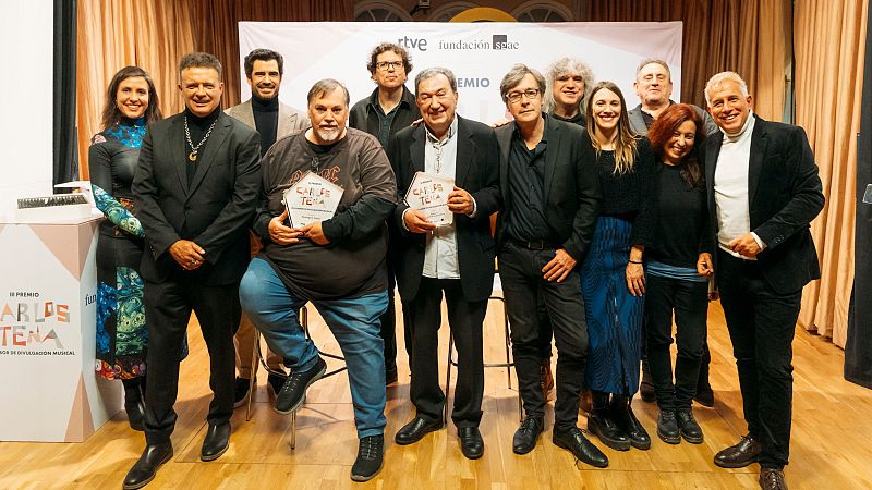 RTVE y la Fundación SGAE entregan el Premio Carlos Tena a la divulgación musical a la revista Scherzo y a Domingo J. Casas