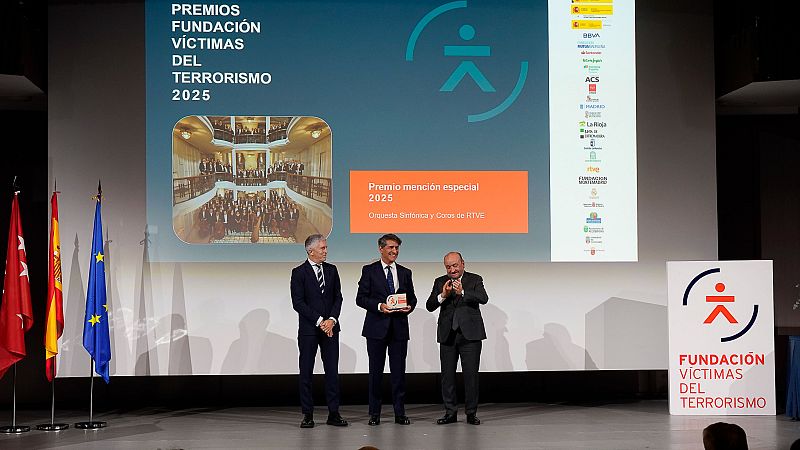 La Orquesta y Coro RTVE ha recibido la Mención Especial en los premios anuales de la Fundación Víctimas del Terrorismo