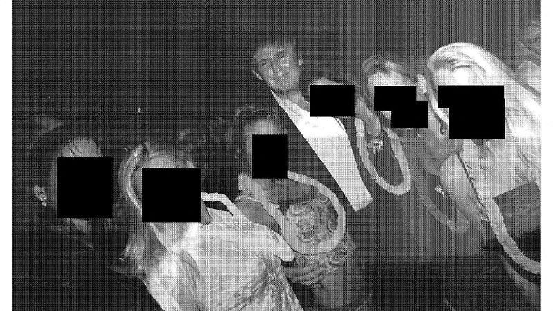 Donald Trump en una de las �ltimas fotos difundidas del 'caso Epstein'.