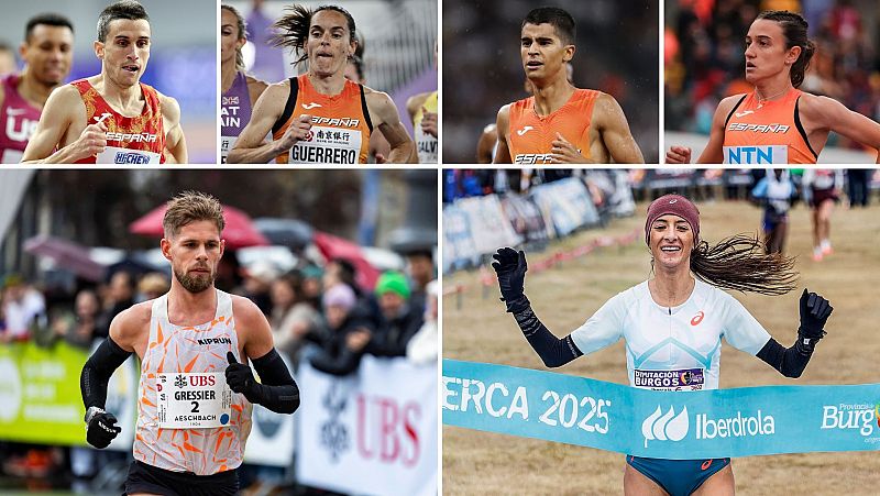 Nadia Battocletti, Jimmy Gressier o el relevo mixto espa�ol, atractivos del Europeo de cross de Lagoa