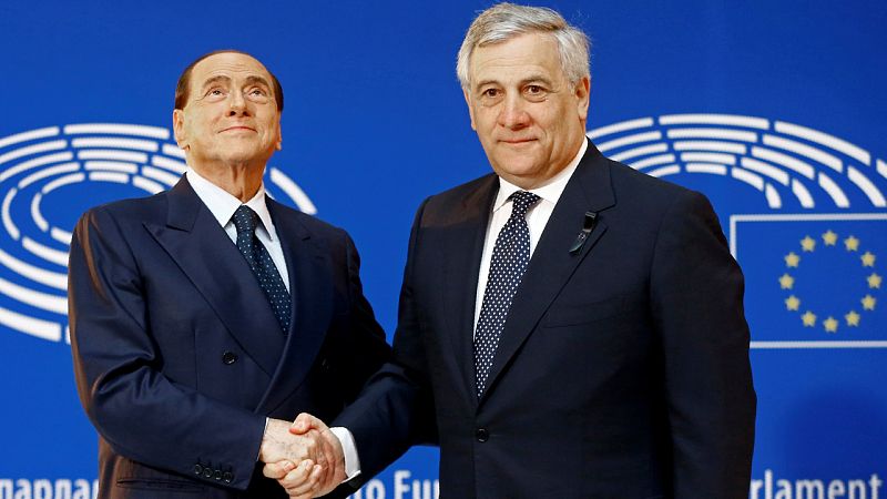 Berlusconi sugiere que planteará a Antonio Tajani como su candidato a primer ministro